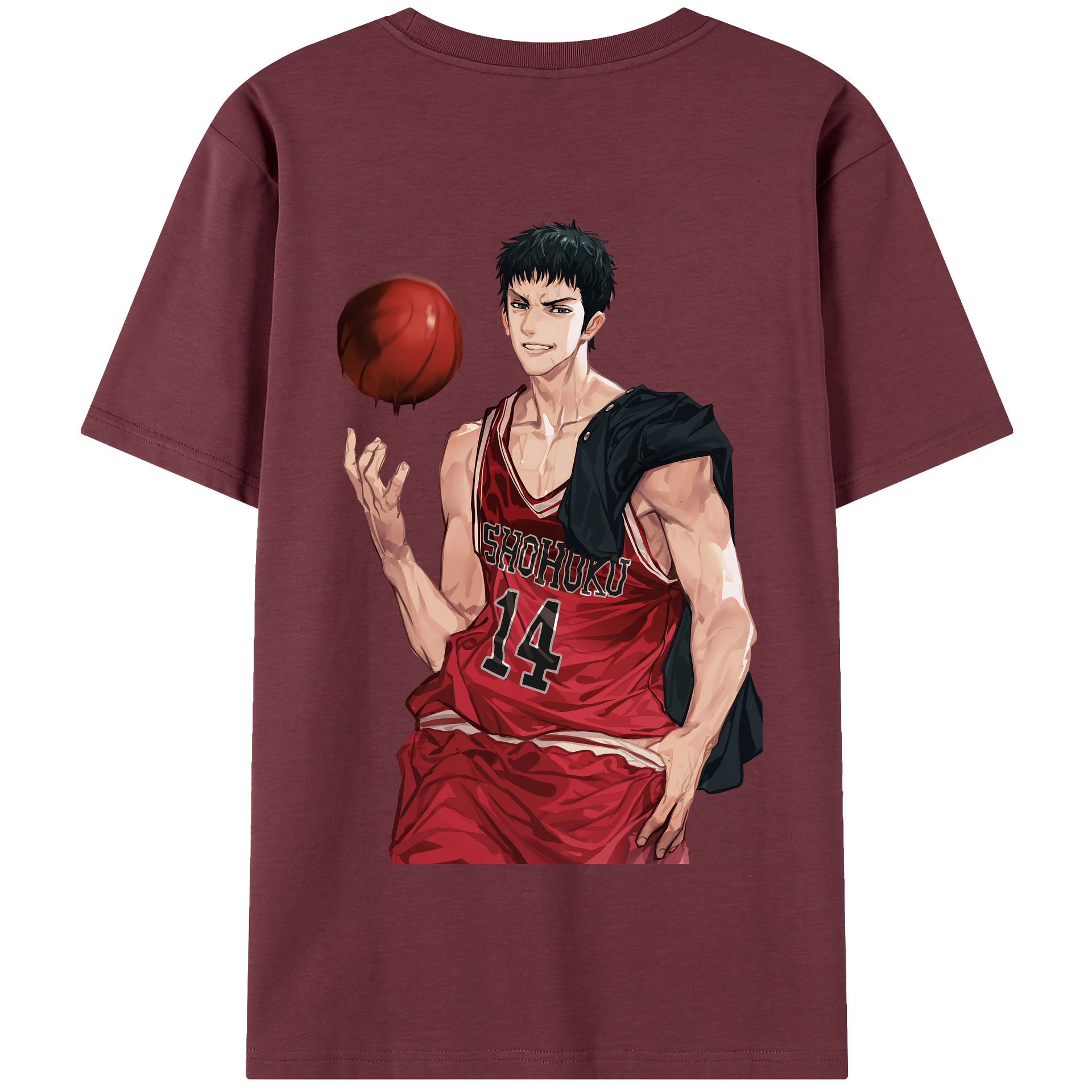 （画像用） SLAM DUNK／スラムダンク 綿100％半袖Tシャツ（背面プリント）